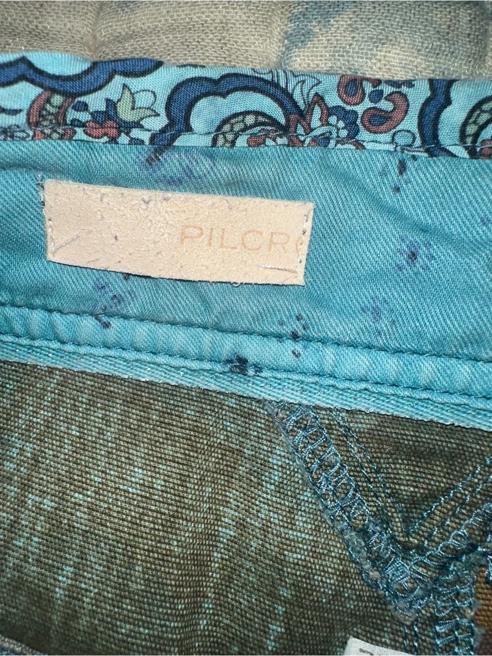 Anthropologie PILCRO Wanderer Camo Distressed shorts - Picture 6 of 9